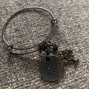 Hope charm bracelet
